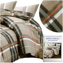 Bedding set 160 x 200 3 pcs Cotton Satin No. A1817