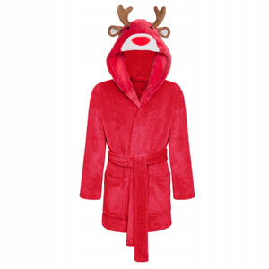 Children's Microfiber Bathrobe M 120 Reindeer