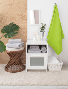 Set of towels 6pcs Tamara Lime 70x140