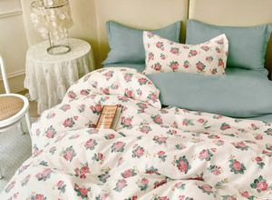 Bedding 200 x 220 3pc Satin Cotton No. A1713