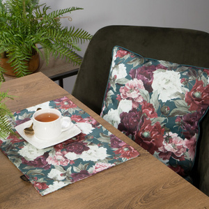 Napkin 30 x 40 4pc Decorative Velvet2 Green+Bord