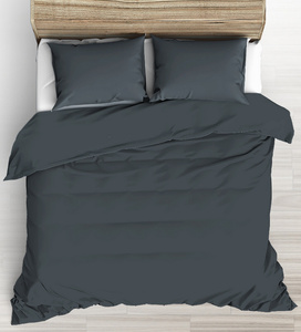 Bedding 160 x 200 3pc Satin Valeria C.Grey