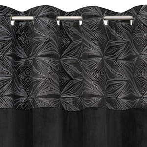 Arianna Decorative Curtain 140 x 250 Black