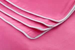 Quilt Pillow 160 x 200 Cotton Andrychowski Pink