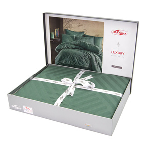 Bedding 160 x 200 3pcs Satin Jacquard Tula1