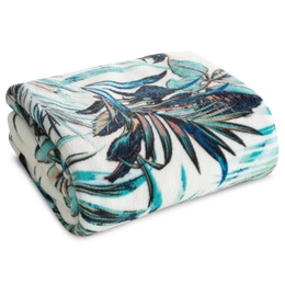Blanket 150 x 200 Microfiber Pilar White+Blue