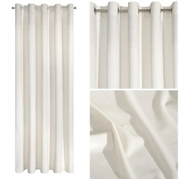 Curtain 140 x 250 Decorative Villa Spun Cream