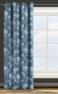 Curtain 140 x 250 Design91 Velvet Andy C.Blue