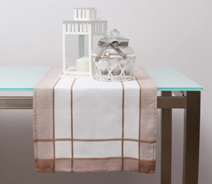 Stephani 001_ Brown tablecloth 150x260