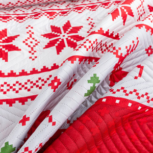 Quilt 170 x 210 Embossed Christmas Levent 06