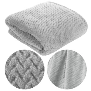 Blanket 200 x 220 Microfiber Design Cindy3 Silver