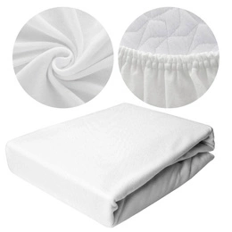 Jersey sheet with elastic Tyrs 014 White 180x200