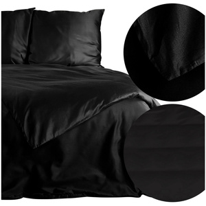 Satin bedding Nova3 Black 200x220NP 3 parts