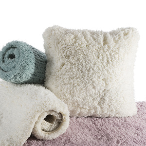 Ness Decorative Fur Pillowcase 45 x 45 Beige