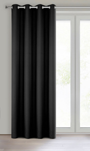 Curtain 140 x 250 Ready Decorative RITA BLACK
