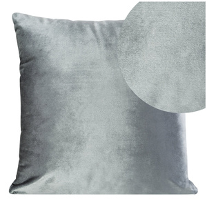 Velvet pillowcase Samanta 40 x 40 Graphite