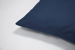 Cotton Pillowcase 50 x 80 Uniform Ola Navy Blue