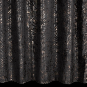 Curtain 135 x 270 Decorative Velvet Tulia Black