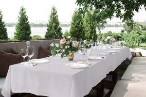 Tablecloth 120x240 Stainproof Classic Savio Grey