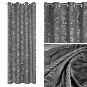 Curtain 140 x 250 Decorative Livia Steel Splits
