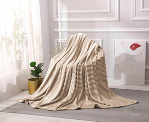 Blanket 200 x 220 Microfiber Plush Cadence Stripes 04