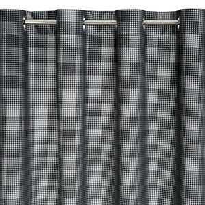 Velvet Darcy Curtain 140 x 250 Pinstripe Black