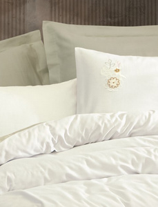 Bedding 200 x 220 6pcs Satin Embroidered 3D Omer 07