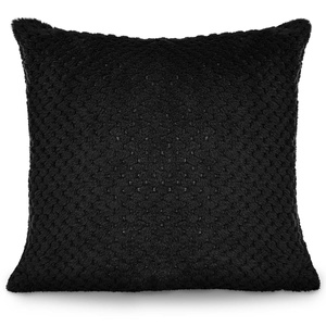 Monte Black Decorative Microfiber Pillowcase 40 x 40
