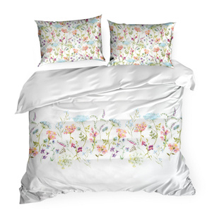 Bedding 220 x 200 3 pcs Satin Cotton Spring 24