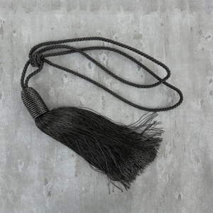 Decorative Cord for Curtains 70 x 33 Lara Black