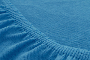 Jersey sheet with elastic 017_D Cornflower 140x200