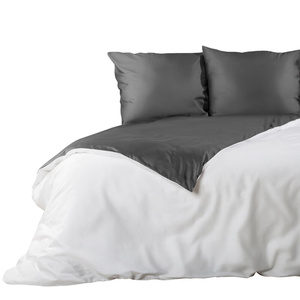 Bedding 160 x 200 3cz Satin Nova3 White + Steel