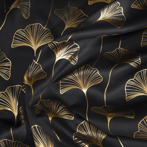 Curtain 135 x 250 Decorative Blackout Clara3 Black