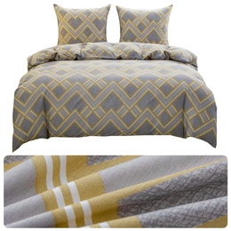 Bedding 220 x 200 3pc Satin Maria Home 3088