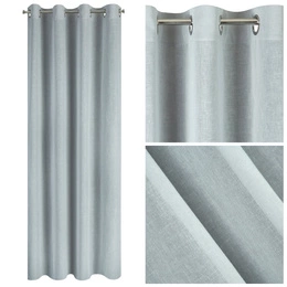Paola Decorative Curtain 140 x 250 Spun Gray
