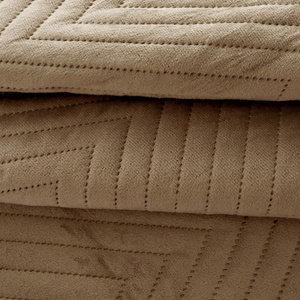 Bedspread 200 x 220 Herringbone Velvet Caden 09