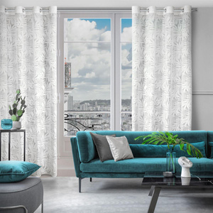 Curtain 140 x 250 Decorative Nataly White