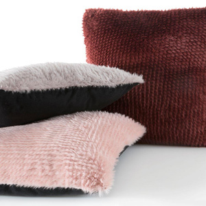Fox Fur Pillowcase 45 x 45 Marsala Maroon