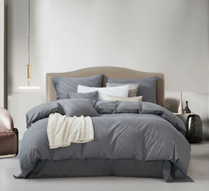 Bedding 160 x 200 3pc Cotton Adamashe Graphite