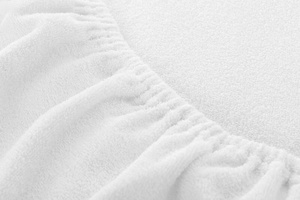 Terry sheet with elastic 001_D White 60x120