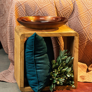 Decorative pillowcase 50 x 50 Morocco 1 Petrol