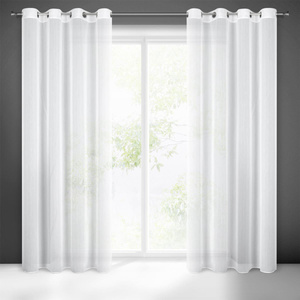Decorative Curtain Kalia 140 x 260 Splits White