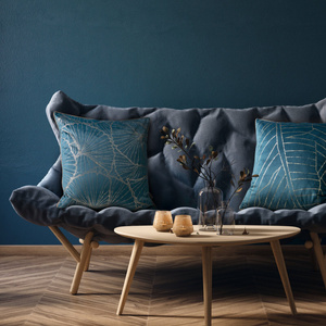 Decorative Velvet pillowcase 45 x 45 MUSA1 Gran + Gold