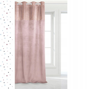 Curtain 140 x 250 Decorative Velvet Nord Powder