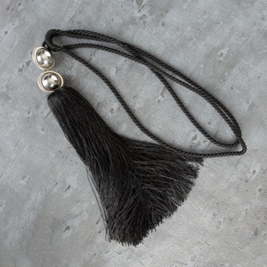 Decorative Cord for Curtains 76 x 38 Naomi Black