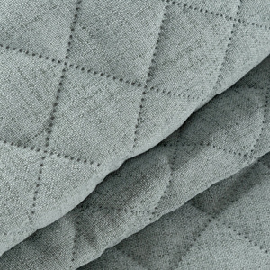 Bedspread 220 x 240 Quilted Linen1 Mint