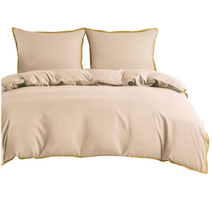 Bedding 200 x 220 3pcs Smooth with Lace Brandon 09