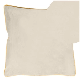Decorative Butt Pillowcase 45 x 45 Cream + Gold