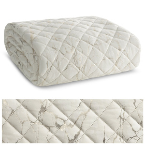 Bedspread 170 x 210 Quilted Velour Blink4 B+Szam