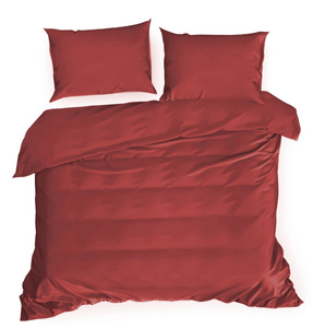 Bedding 180 x 200 3pc Satin Nova3 Red